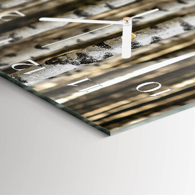 Square kitchen clock Birches