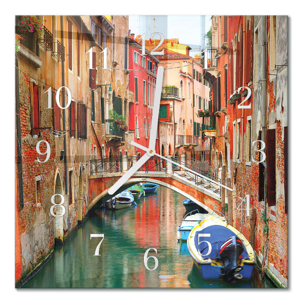 Square kitchen clock Venice
