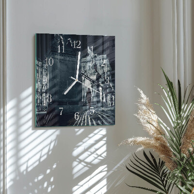 Square kitchen clock Hradčany