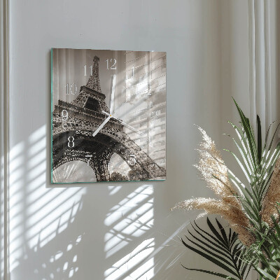 Square kitchen clock Paris