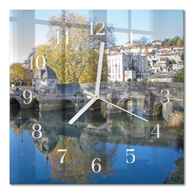 Square kitchen clock Bridge