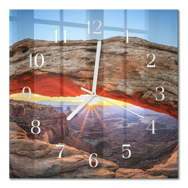 Glass clock square Grand canyon