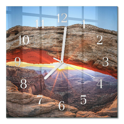 Glass clock square Grand canyon