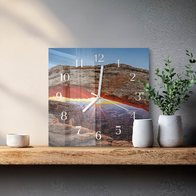 Glass clock square Grand canyon