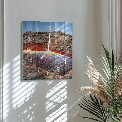 Glass clock square Grand canyon