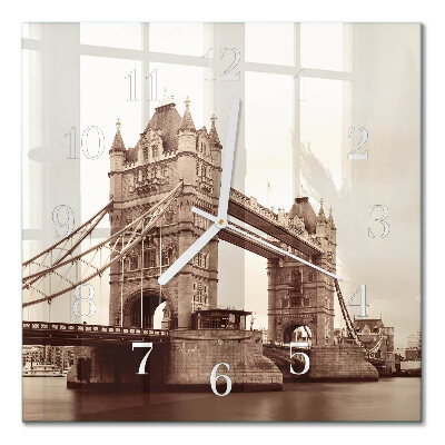 Square wall clock Horizon