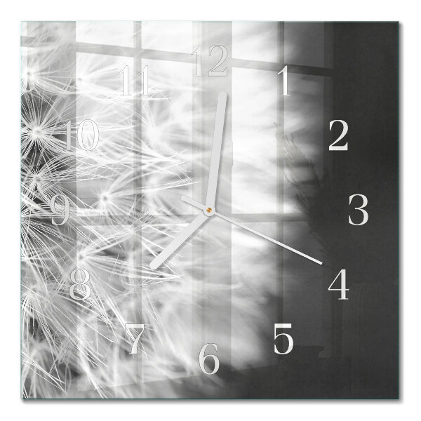 Square kitchen clock Dandelion