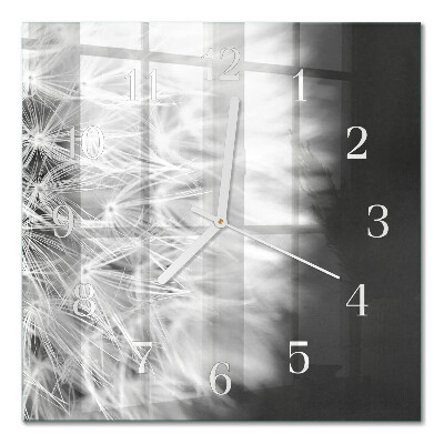 Square kitchen clock Dandelion