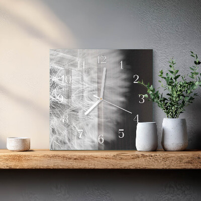 Square kitchen clock Dandelion