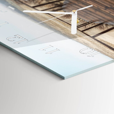 Square kitchen clock Pier