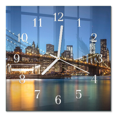 Square kitchen clock Horizon