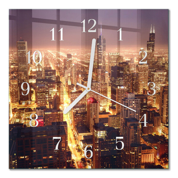 Square wall clock Horizon