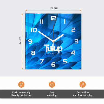Square wall clock Horizon