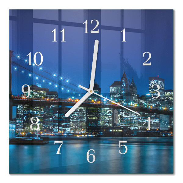 Square kitchen clock Horizon