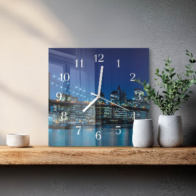 Square kitchen clock Horizon