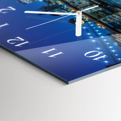 Square kitchen clock Horizon