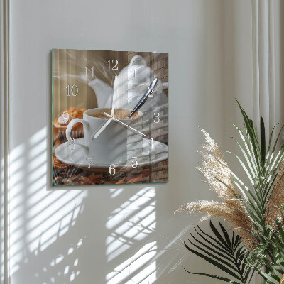 Glass clock square Mug
