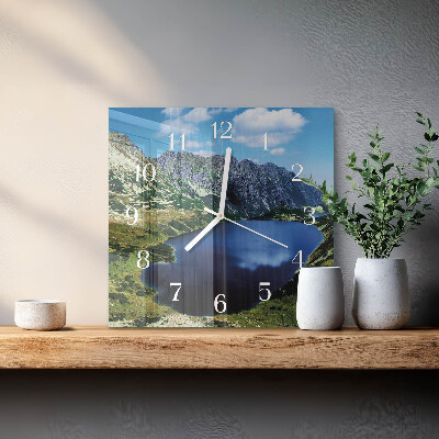 Square wall clock Morskie oko