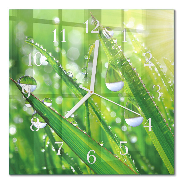 Square wall clock Dew