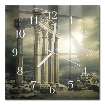 Square kitchen clock Acropolis