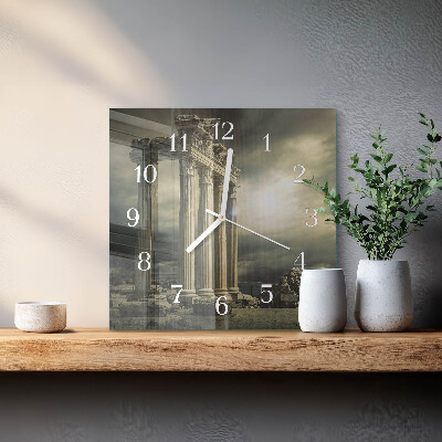 Square kitchen clock Acropolis