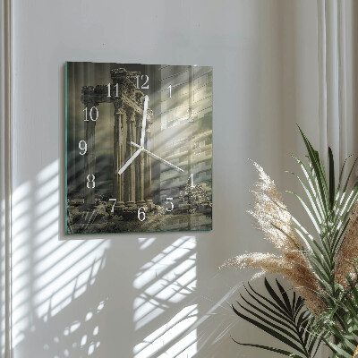 Square kitchen clock Acropolis