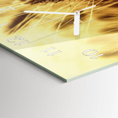 Glass wall clock square Cereal