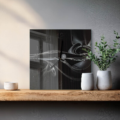 Square wall clock Abstraction