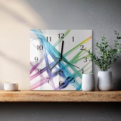 Square kitchen clock Abstraction