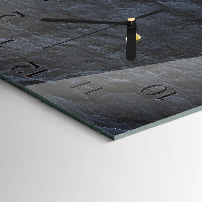 Glass wall clock square Background