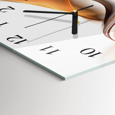 Glass clock square Abstraction