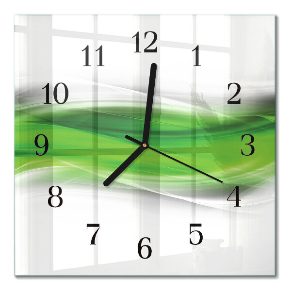 Glass clock square Abstraction