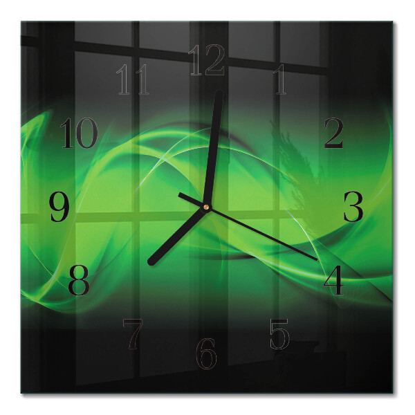 Square kitchen clock Abstraction