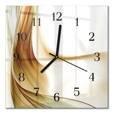 Square kitchen clock Abstraction
