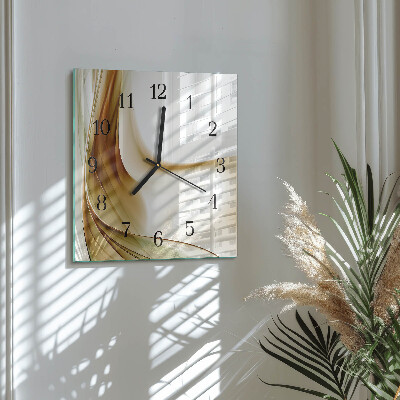 Square kitchen clock Abstraction