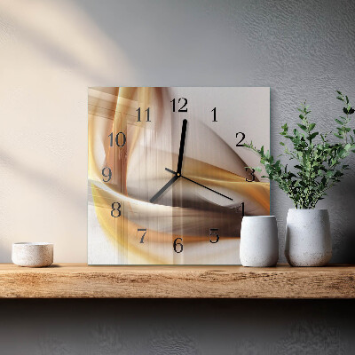 Square kitchen clock Abstraction