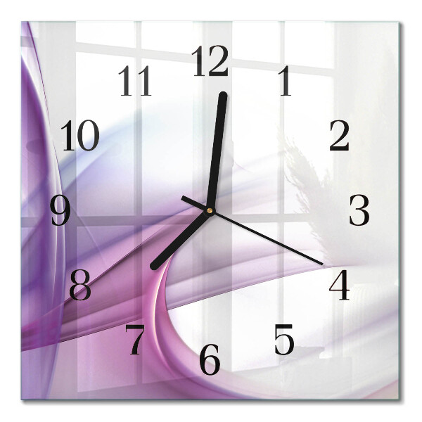 Glass clock square Abstraction