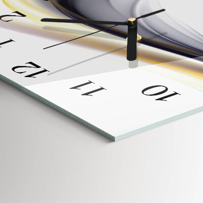 Square wall clock Abstraction