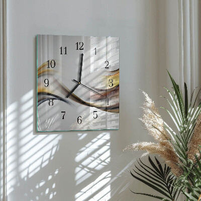 Square wall clock Abstraction