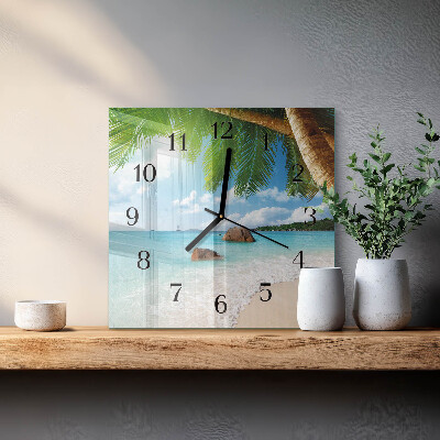 Square kitchen clock Island