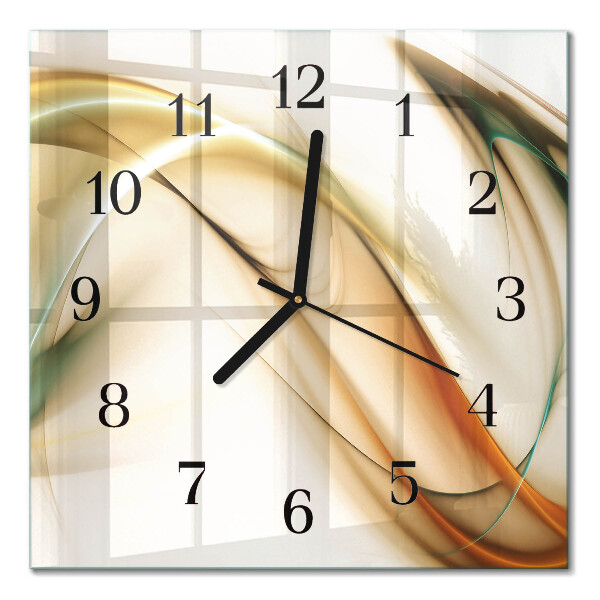 Square kitchen clock Abstraction