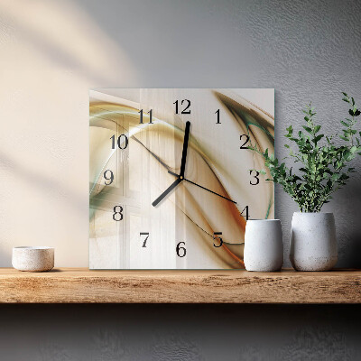 Square kitchen clock Abstraction