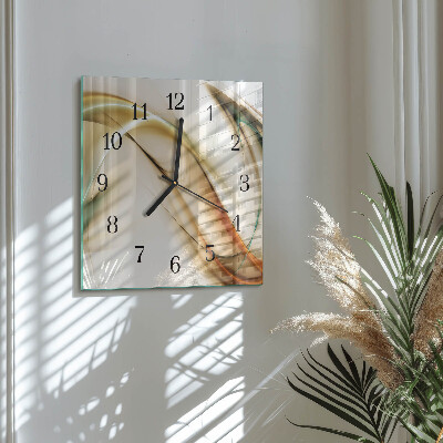 Square kitchen clock Abstraction