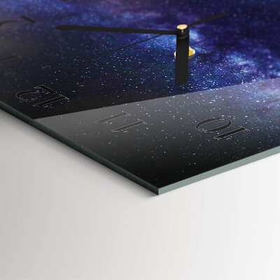 Square kitchen clock Galaxy