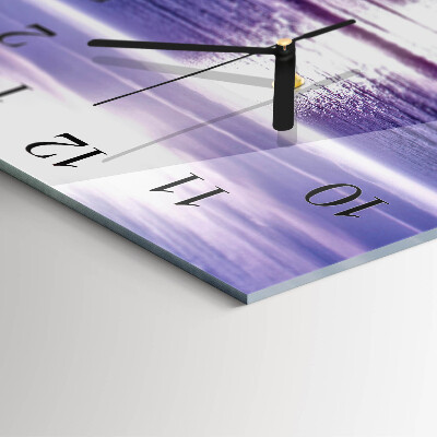 Square kitchen clock Sea