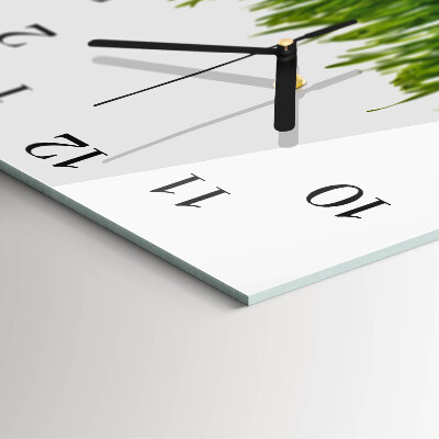 Square wall clock Grass