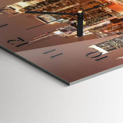 Square kitchen clock Horizon