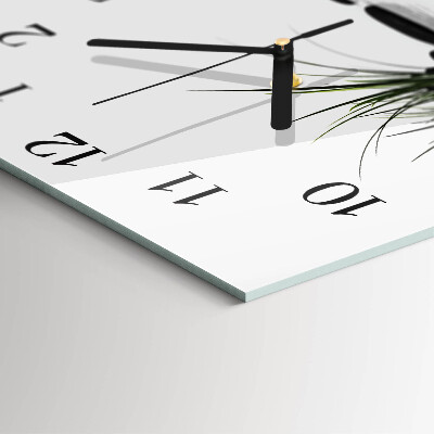 Square kitchen clock Stones