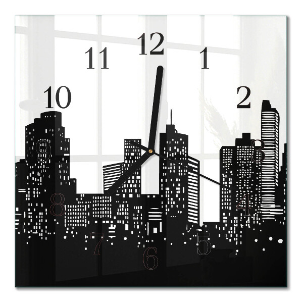 Square wall clock Buildings