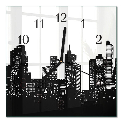 Square wall clock Buildings